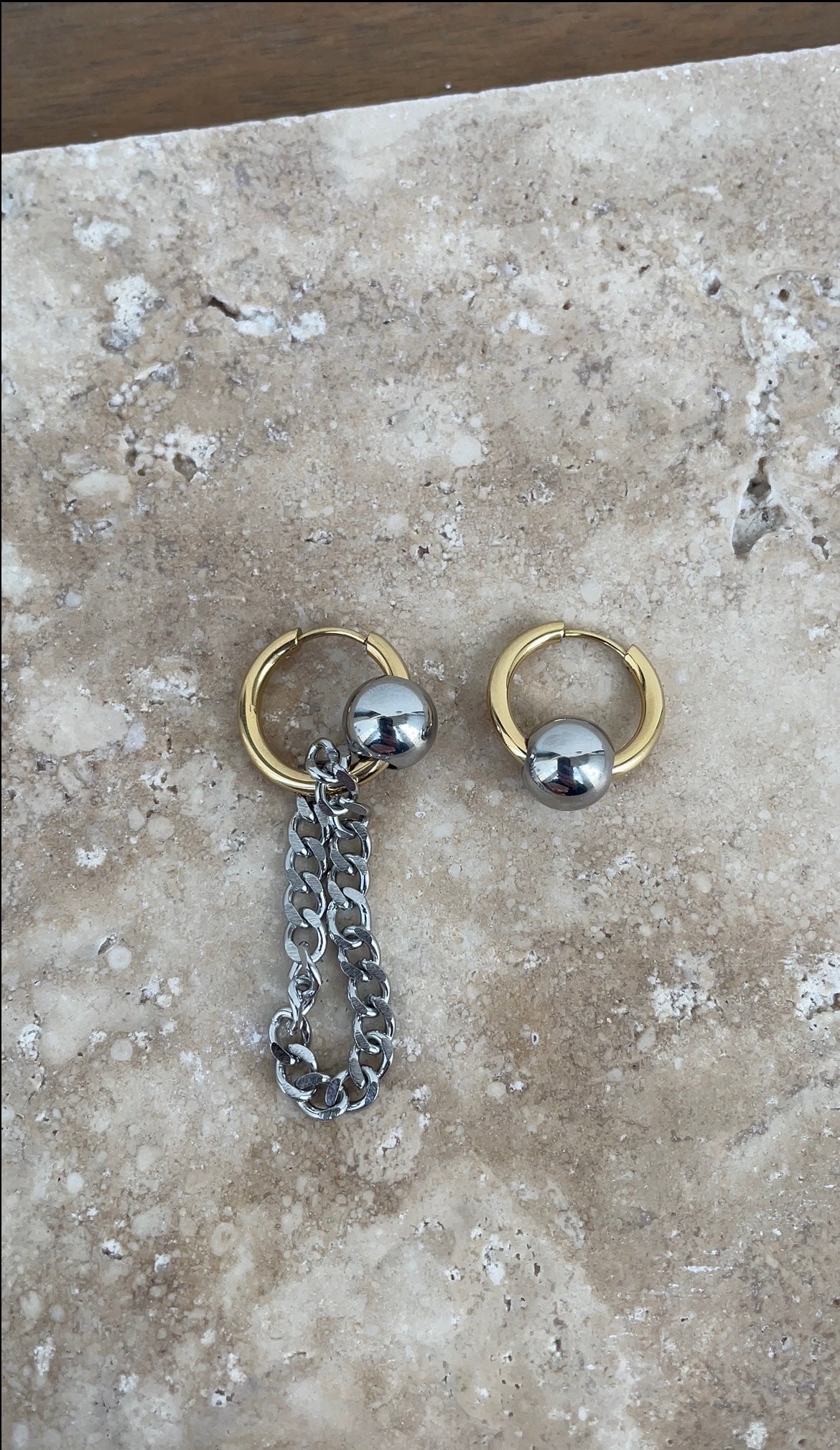 Bold grunge earrings