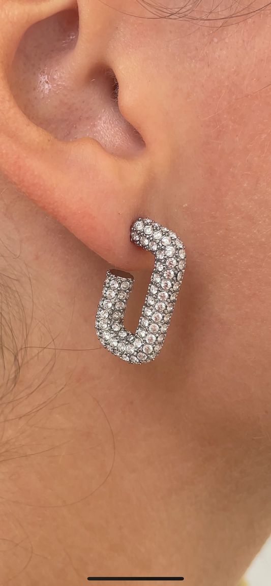 Gems cubic earrings