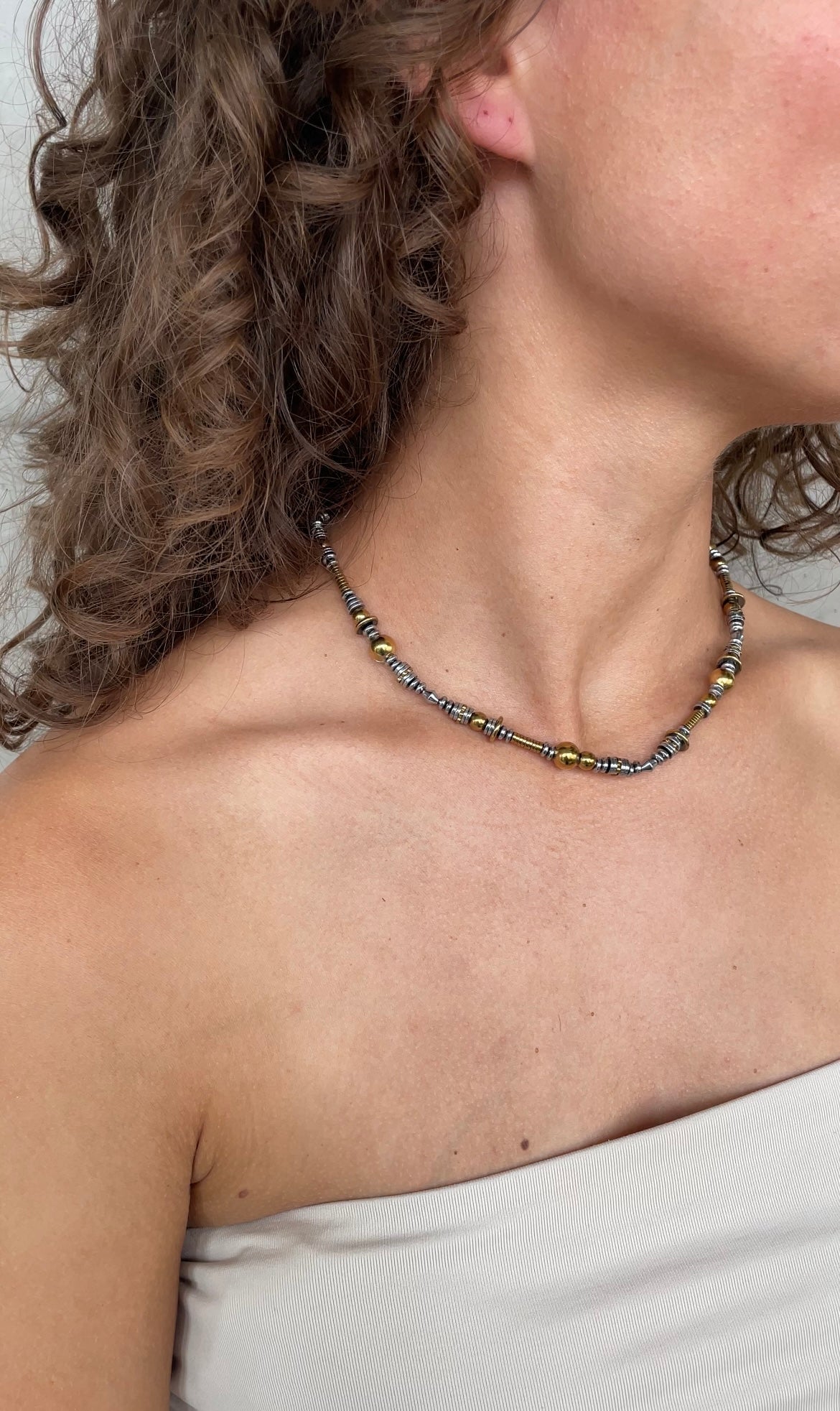 Thin Anémone necklace