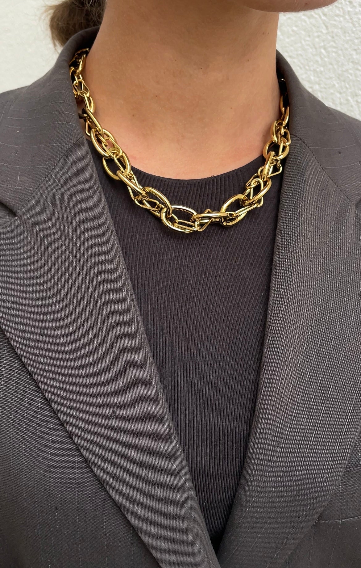 Huge couture necklace