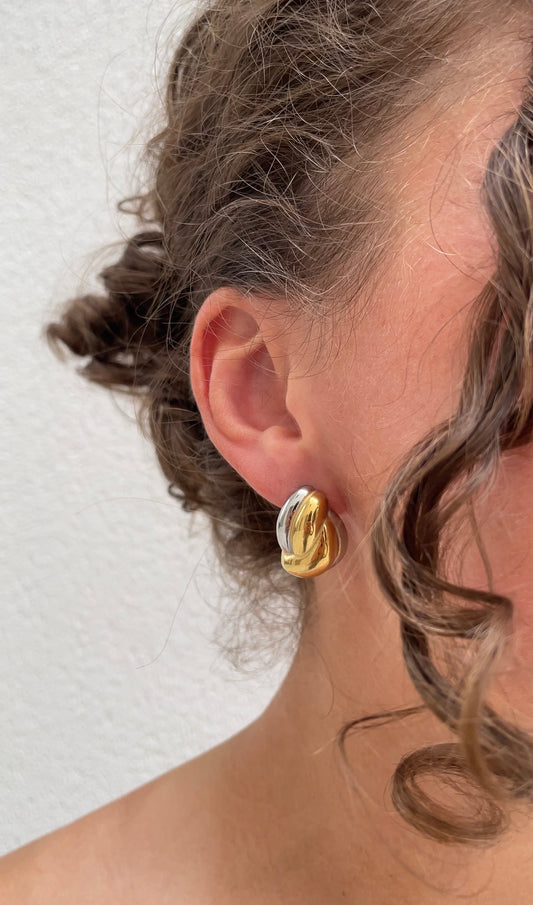 Small Brioche earrings