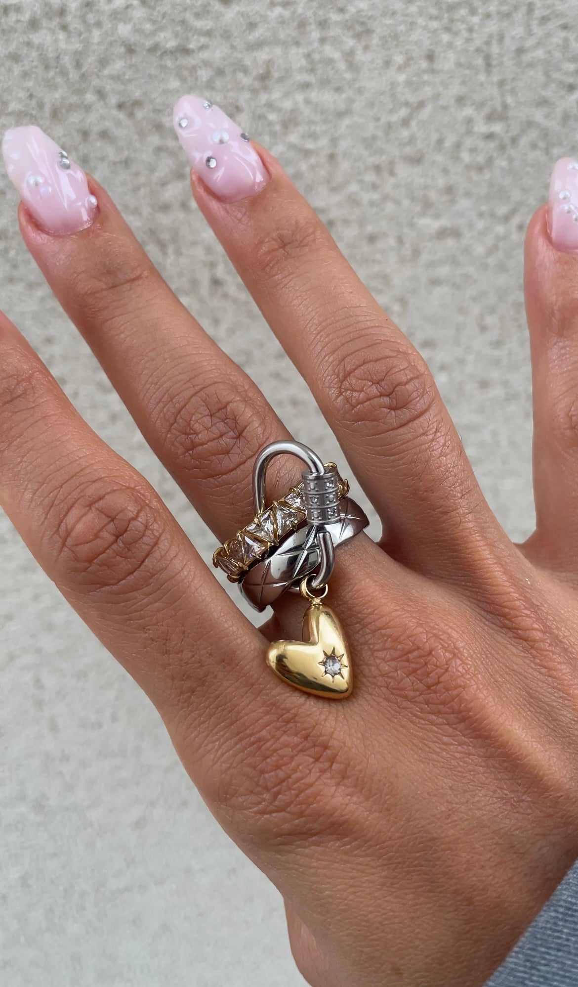Heart couture ring