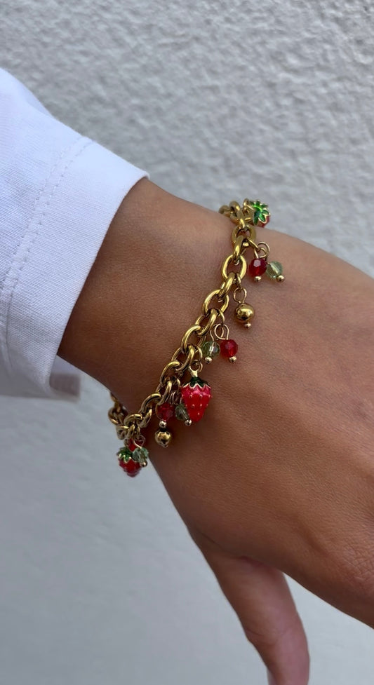 Strawberry bracelet