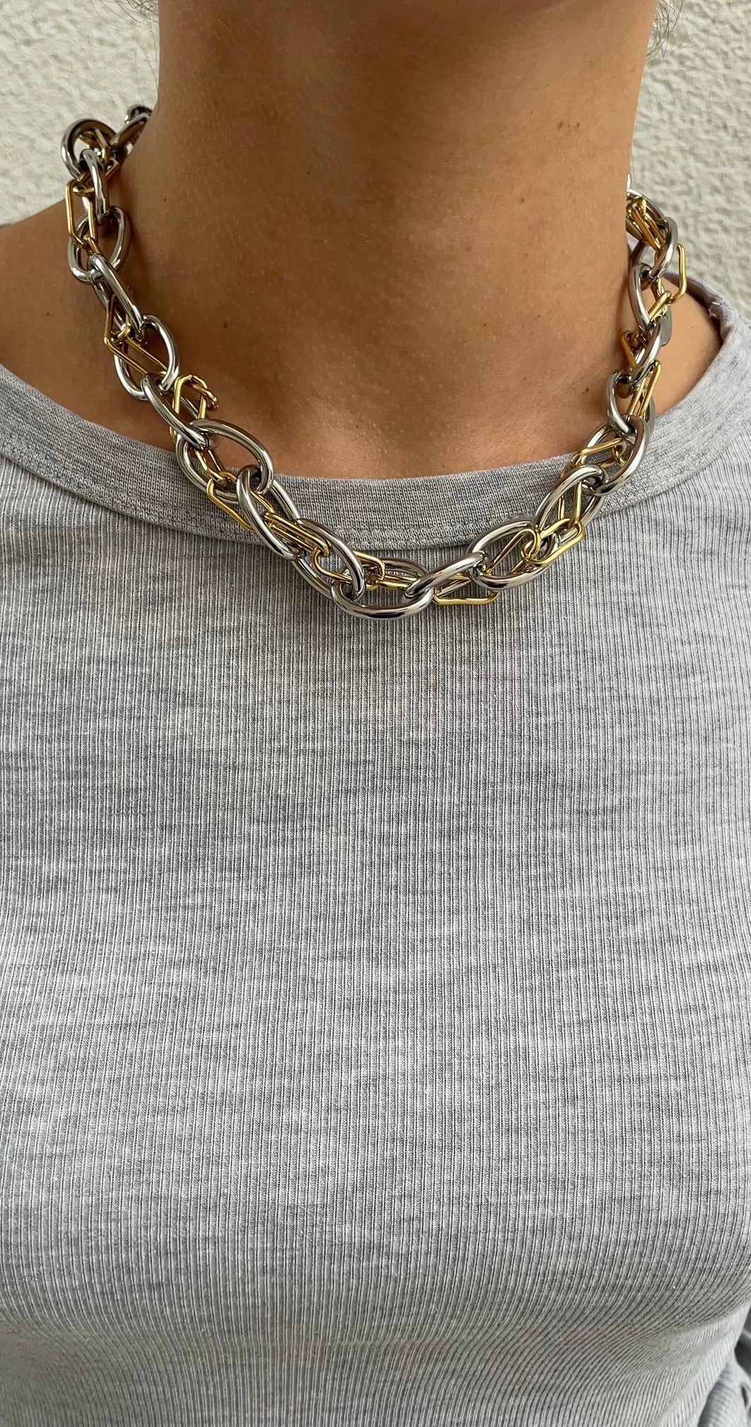 Huge couture necklace