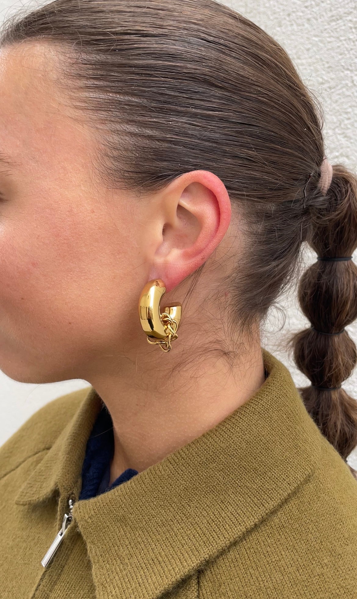 Huge couture hoops