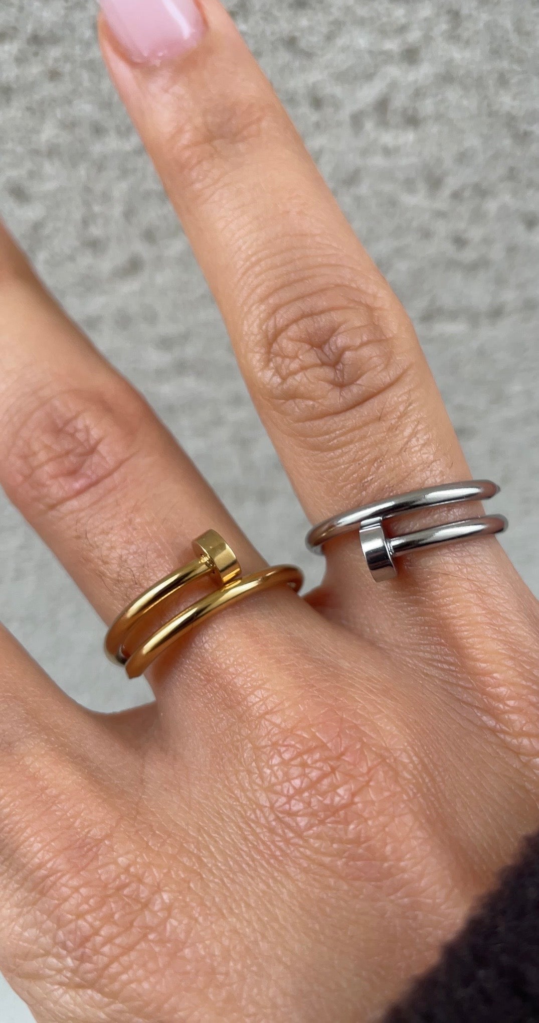 Thin push ring
