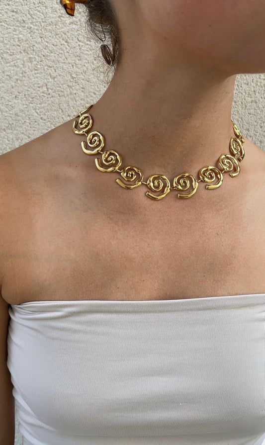 Spiral necklace