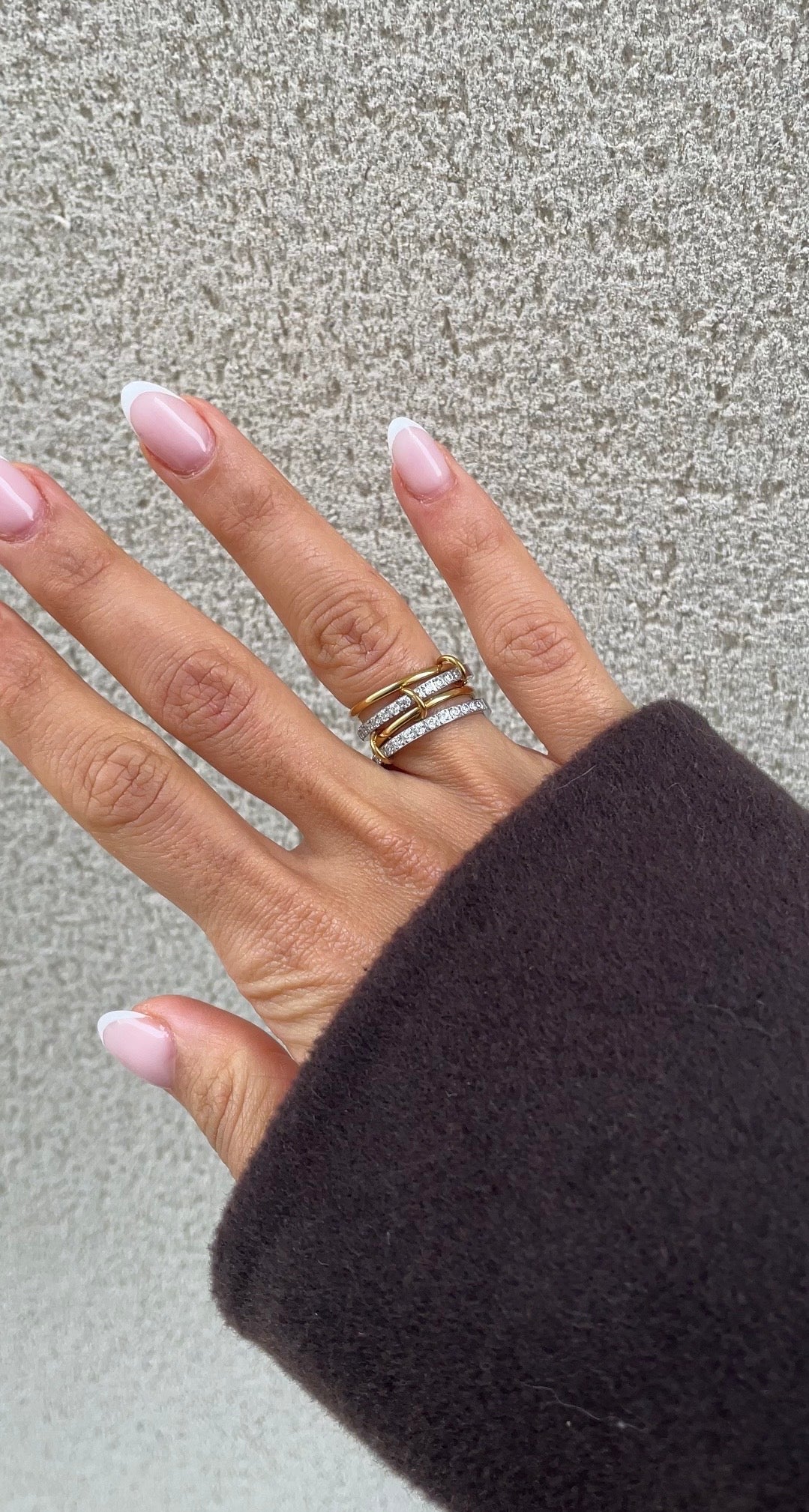 Double couture ring