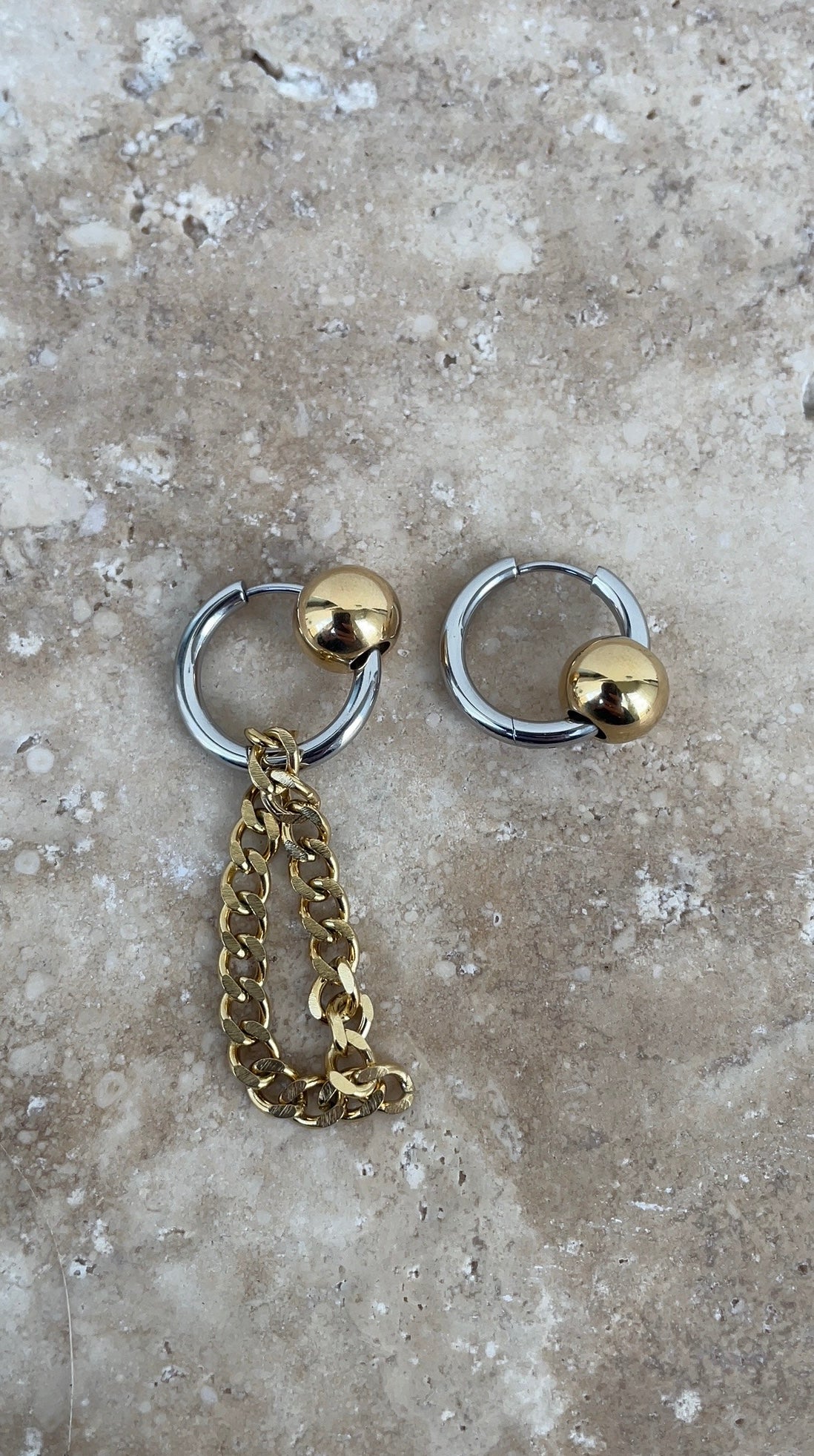 Bold grunge earrings
