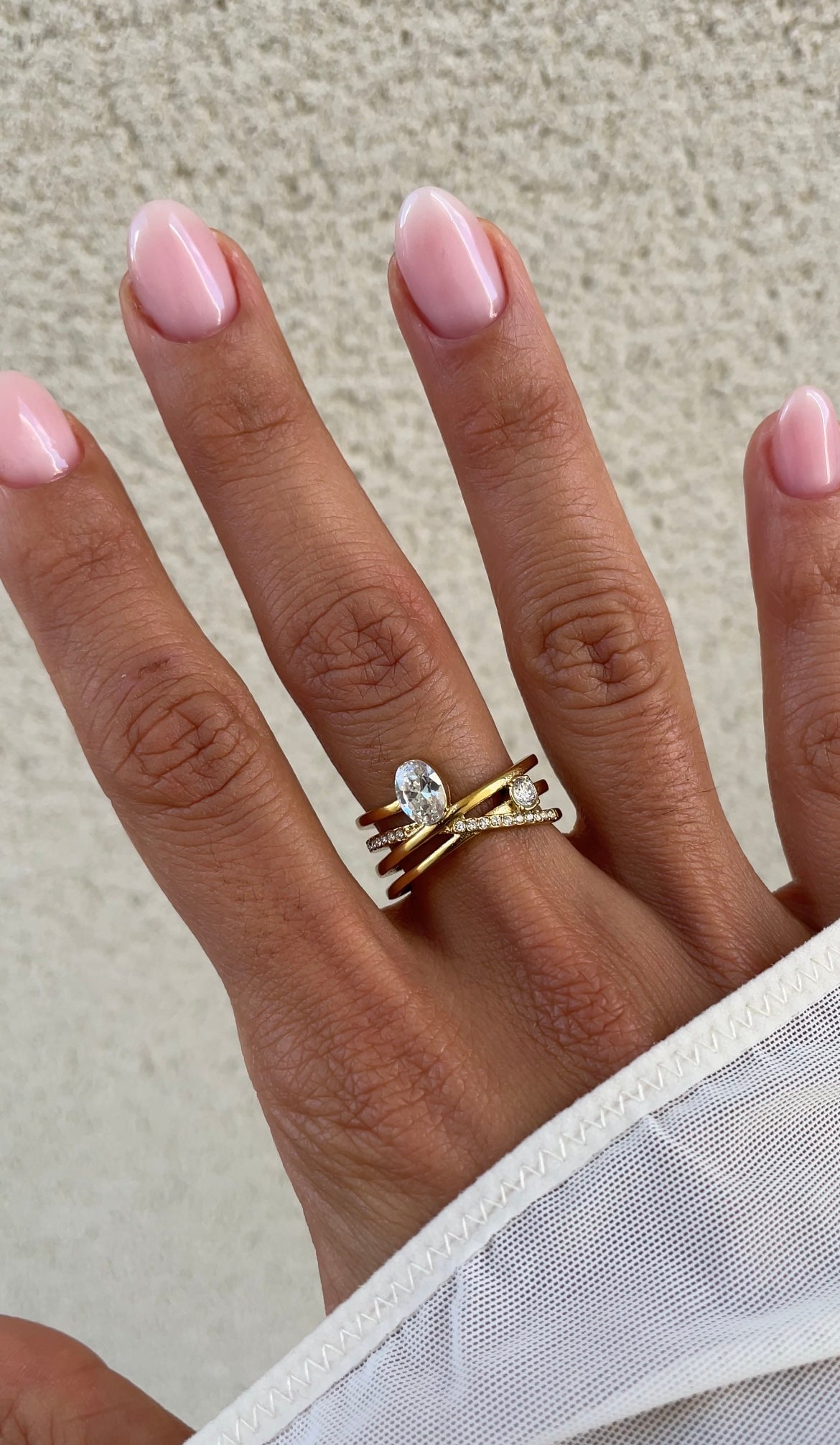 Laced couture ring