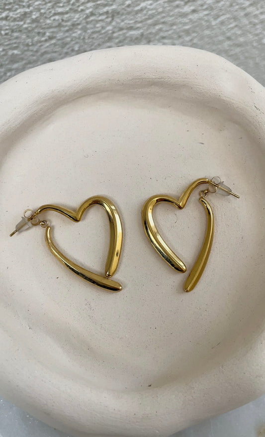 Cut Heart earrings