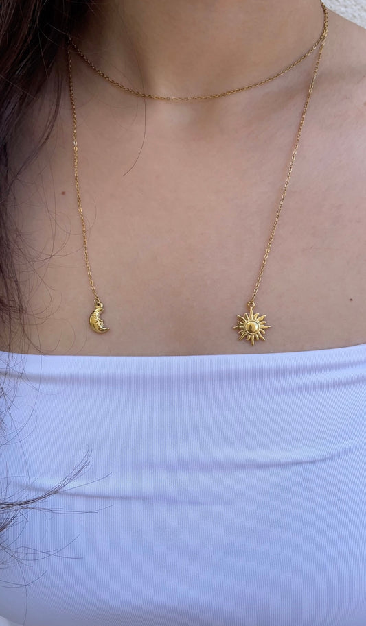 Sun x Moon necklace