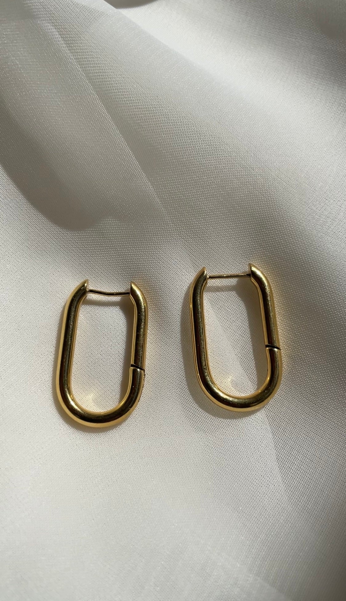 Long Oval earrings